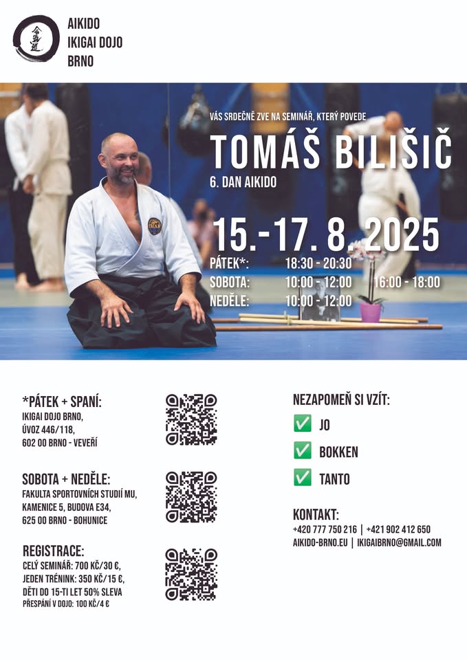 Stáž Tomáše Bilišiče 6. DAN v Brně