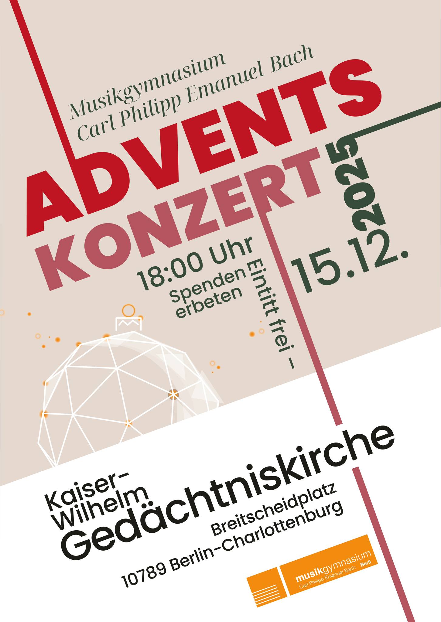 Adventskonzert des Musikgymnasium C. Ph. E. Bach