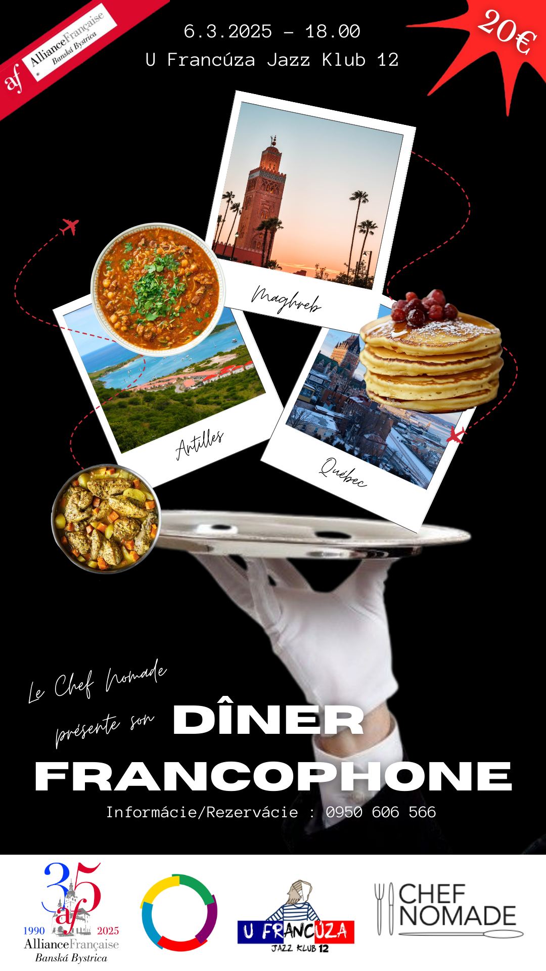 DÎNER FRANCOPHONE @ U Francúza