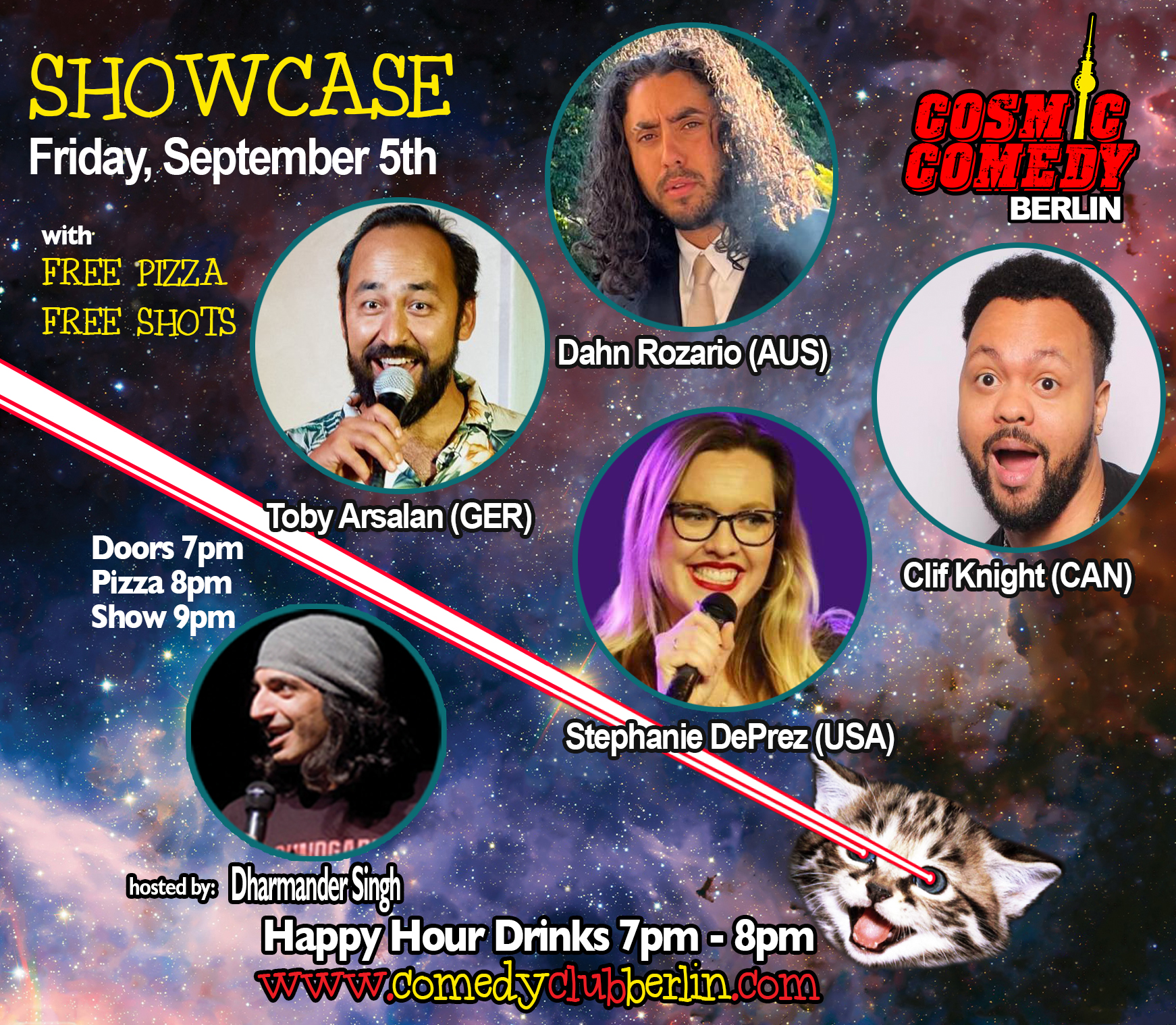 Cosmic Comedy Berlin SHOWCASE FRIDAY