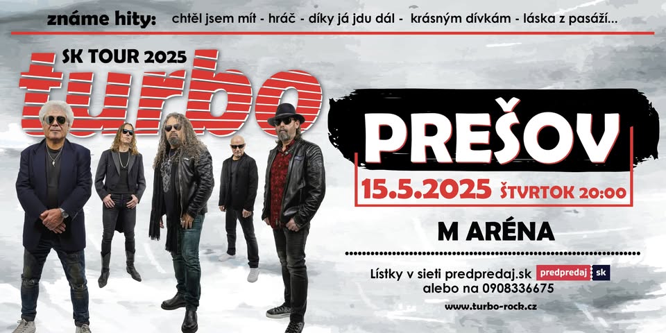 TURBO SK TOUR 2025 PREŠOV M ARÉNA