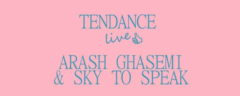 𝒍𝒊𝒗𝒆 Arash Ghasemi ⅋ Sky to Speak