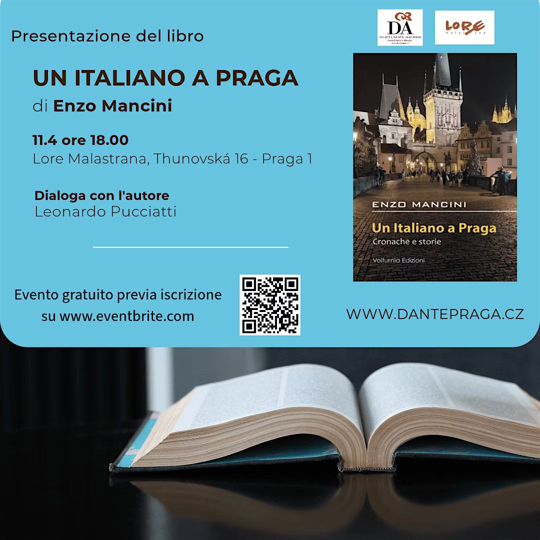 Presentazione del Libro "Un italiano a Praga" di Enzo Mancini
