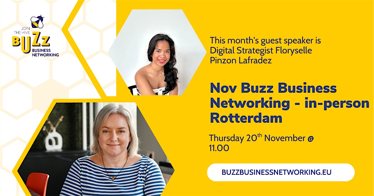 Nov 2025 Buzz Business Networking Meet Up – Rotterdam