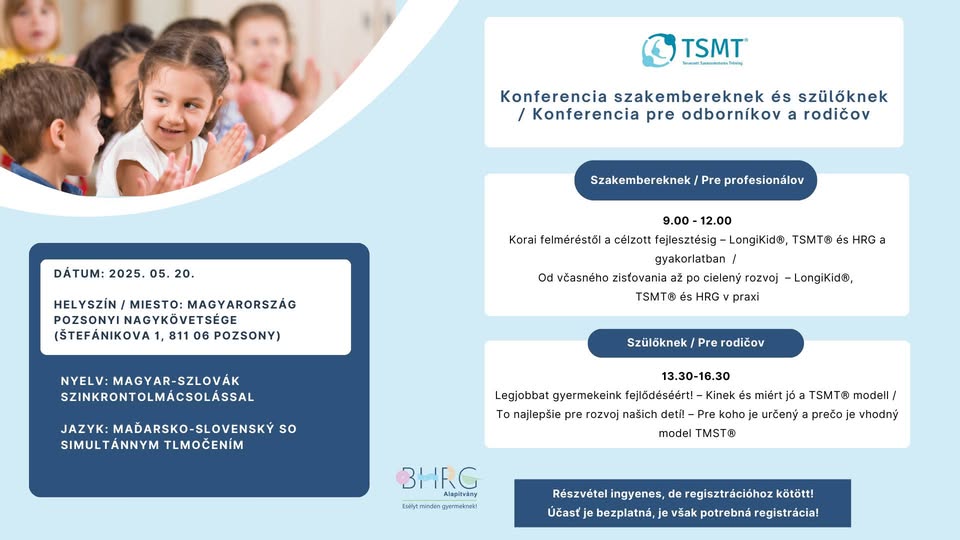 Konferencia szakembereknek és szülőknek / Konferencia pre odborníkov a rodičov