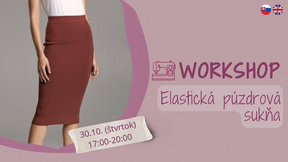 Elastická púzdrová sukňa