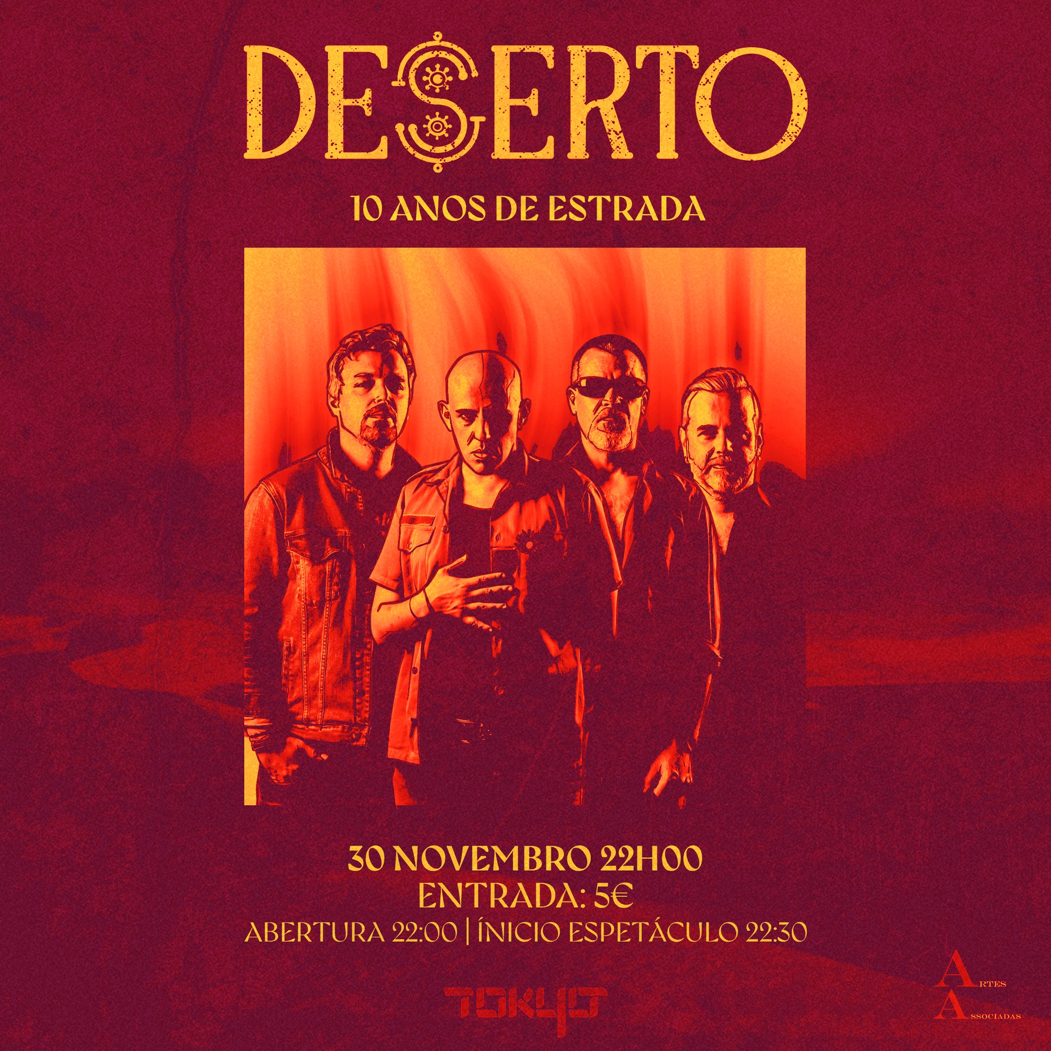 30 de NOVEMBRO DESERTO no TOKYO - Lisboa