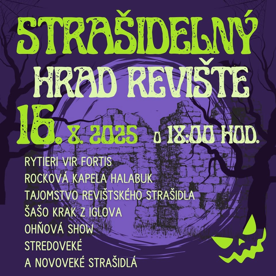 Strašidelný hrad Revište