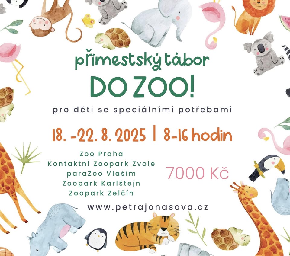 Příměstský tábor pro děti se speciálními potřebami - DO ZOO!
