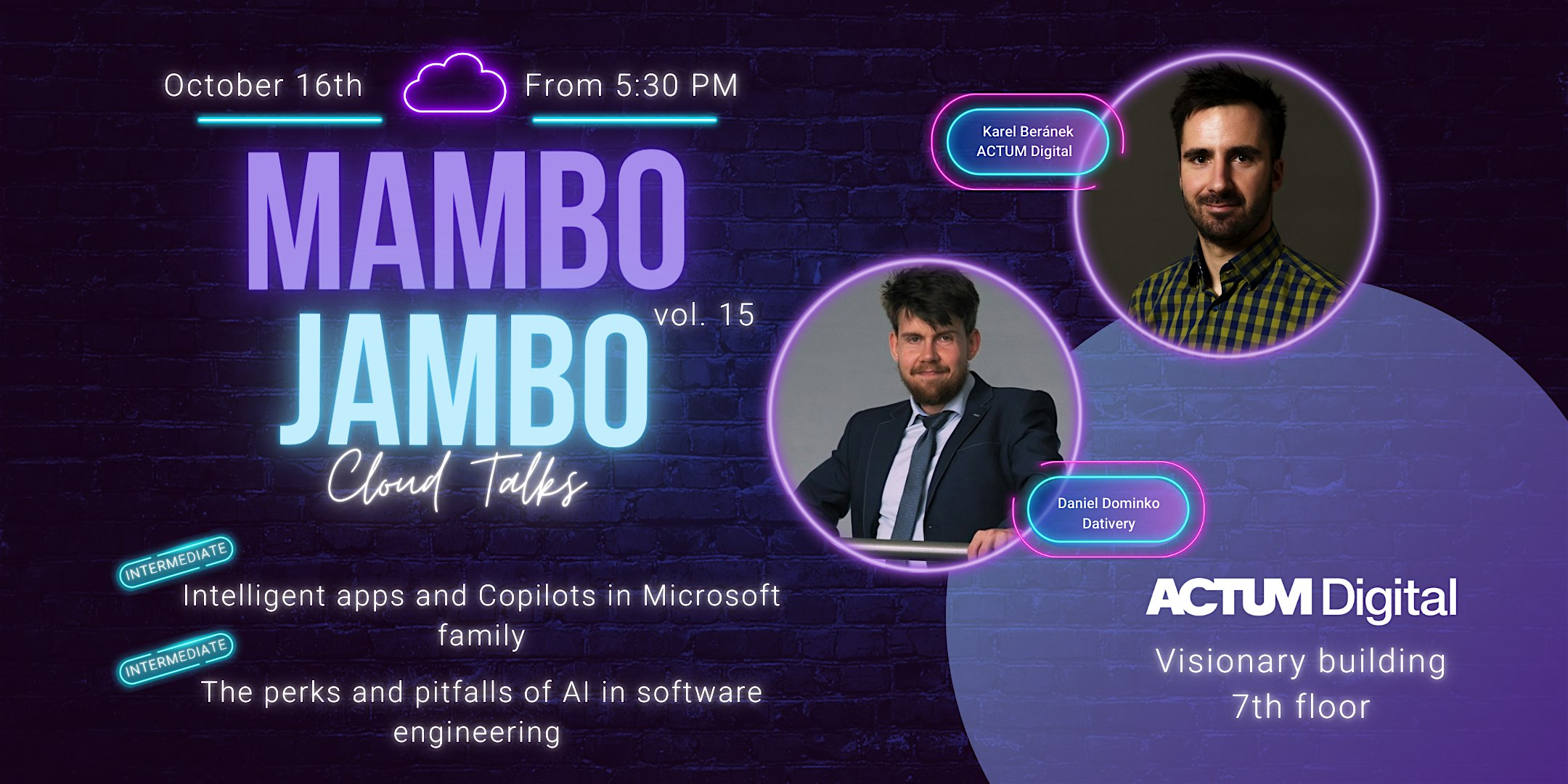 Mambo Jambo Tech Talks vol.15 - Cloud Talks