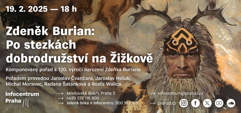 Zdeněk Burian: Na stezkách dobrodružství na Žižkově