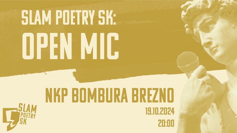 SLAM POETRY: OPEN MIC v BREZNE