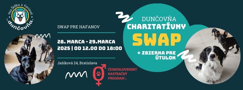 Swap v Dunčovni a zbierka pre Útulok