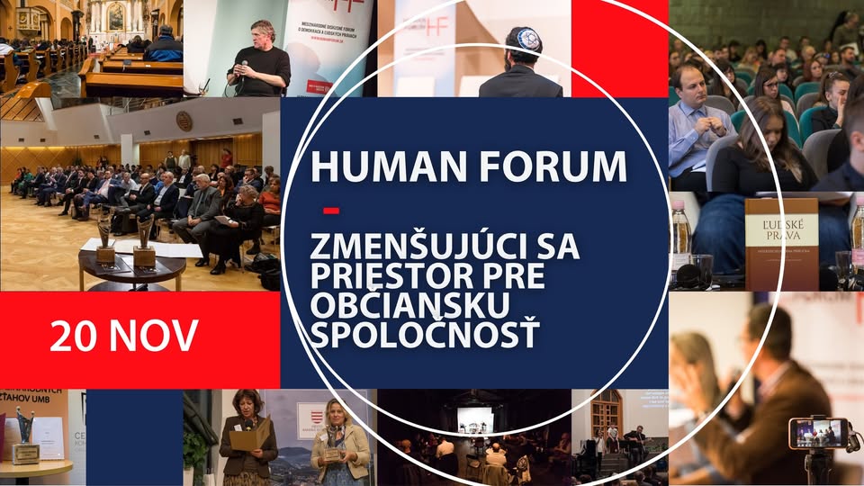 Zmenšujúci sa priestor pre občiansku spoločnosť – HUMAN FORUM 2024