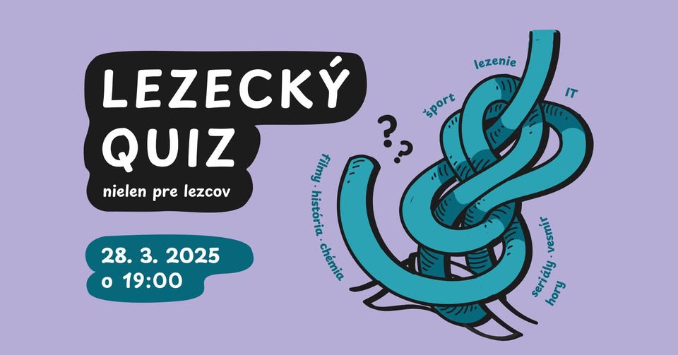 Lezecký QUIZ 🧗 (nie len pre lezcov)