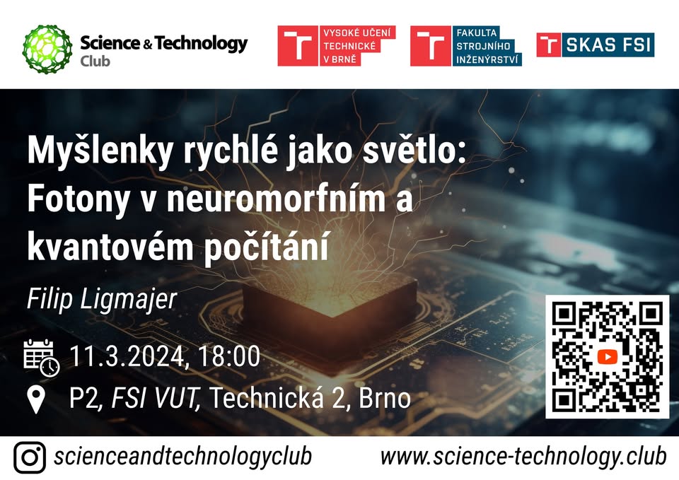 Filip Ligmajer | Myšlenky rychlé jako světlo: Fotony v neuromorfním a kvantovém počítání