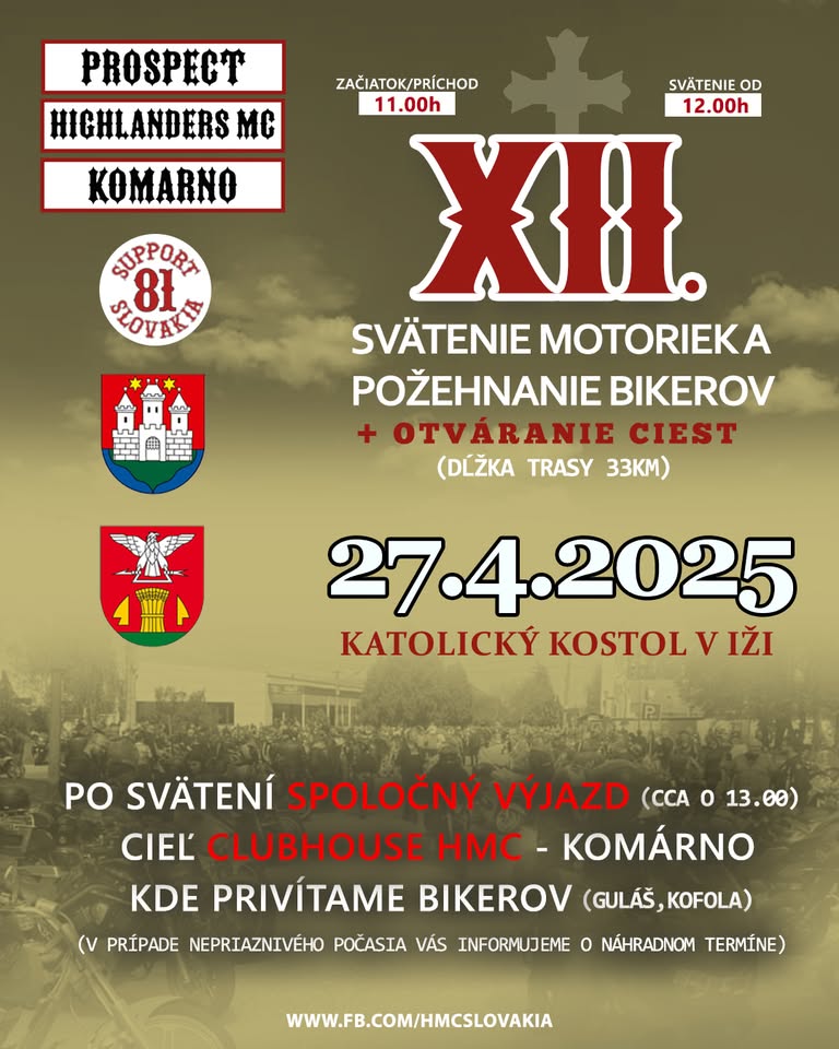 12. Svätenie motoriek Iža - 12. Izsai motorszentelés 2025