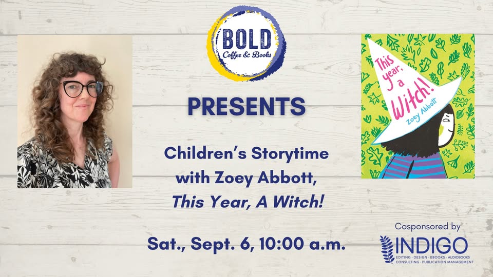 Children’s Storytime with Zoey Abbott, This Year, A Witch!