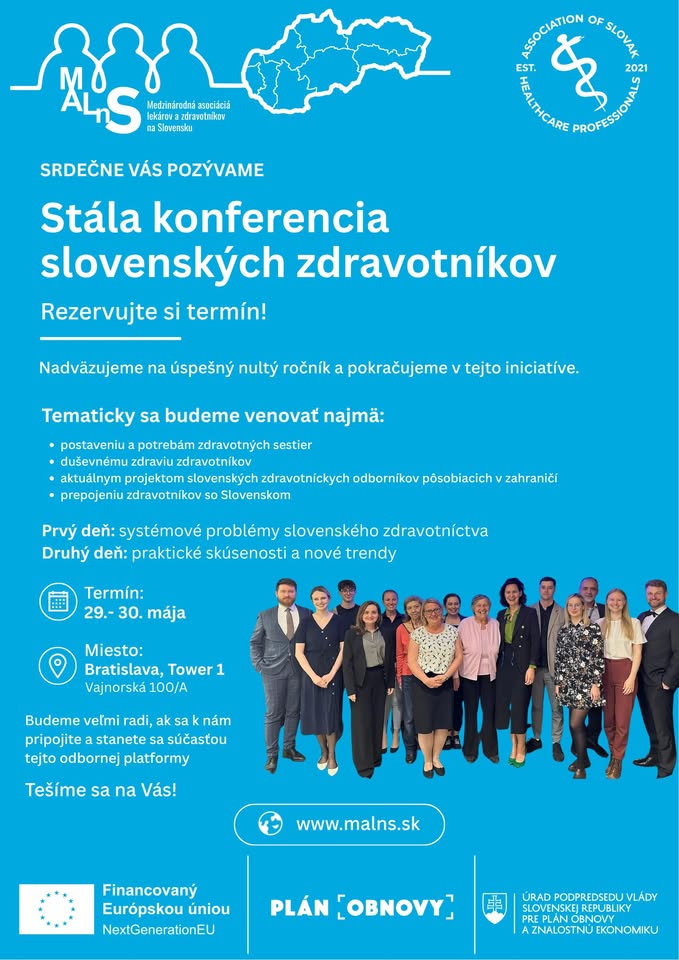 Stála konferencia  slovenských zdravotníkov: Zdravotníctvo – inšpirujme sa navzájom