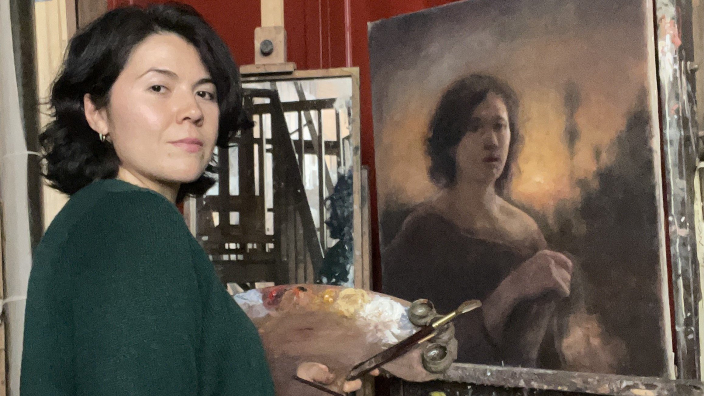 Portrait Painting by Diana Buitrago