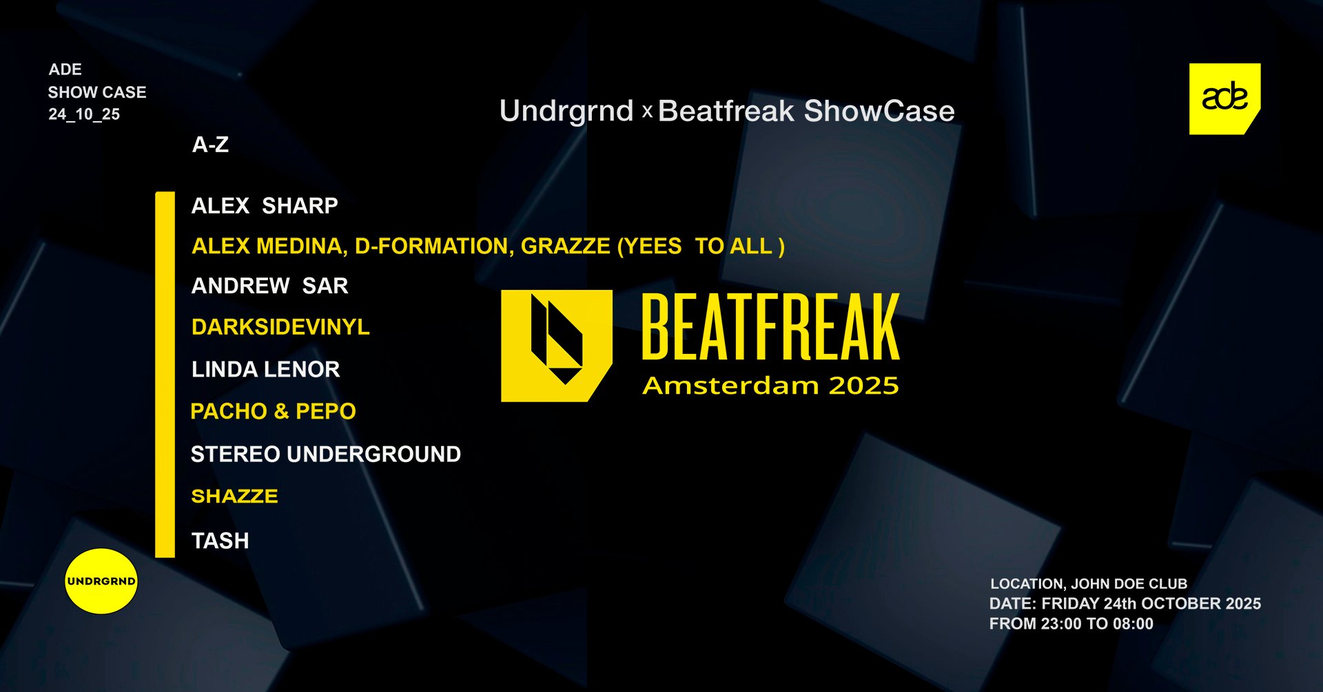 Beatfreak Recordings x Undrgrnd  | ADE 2025