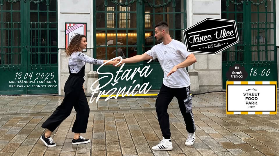 Tanec Ulice pred  Starou Tržnicou!