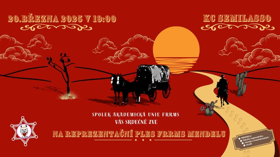 Reprezentační ples FRRMS 2025 - ✭ WILD WEST ✭