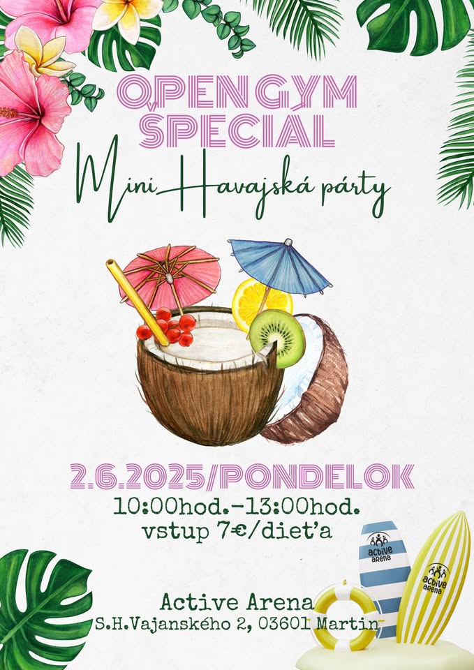 Open Gym Špeciál- Havajská mini párty