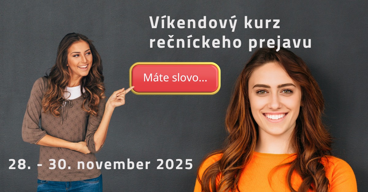 Rečnícky EXPRES - Víkendový kurz rečníckych zručností / 28.11.2025