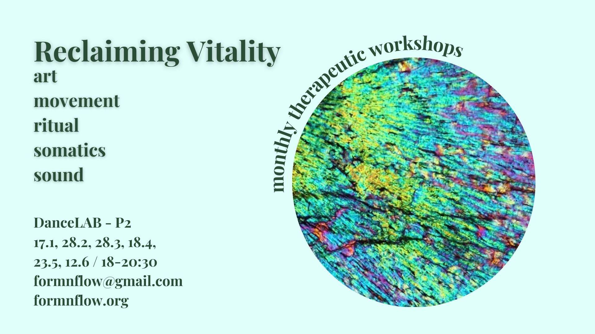 Reclaiming Vitality Workshops