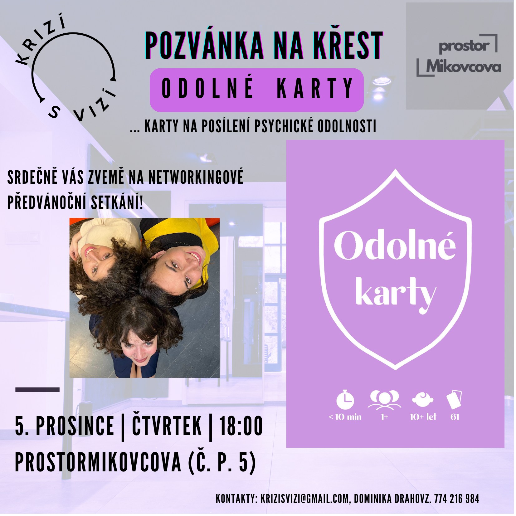 Křest: ODOLNÉ KARTY