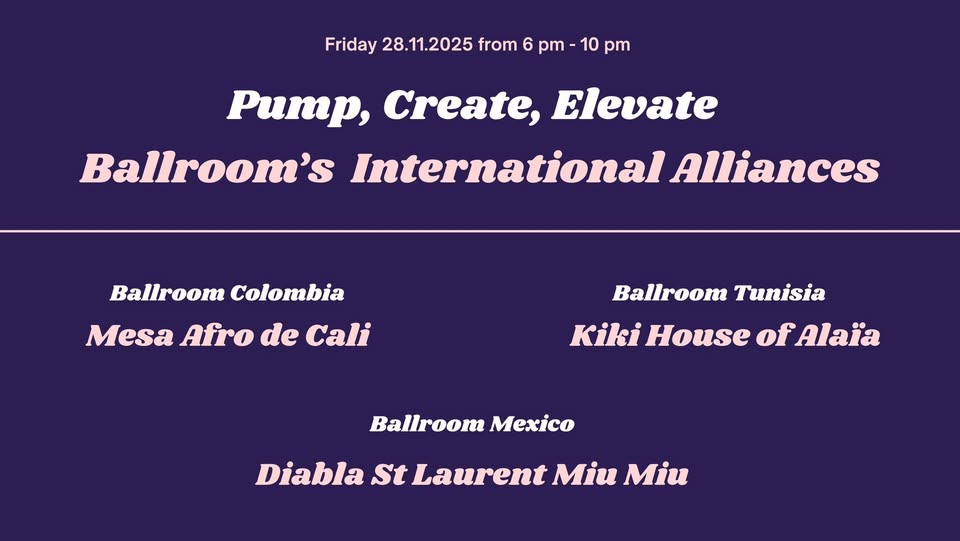 Pump Create Elevate - Ballroom’s  International Alliances