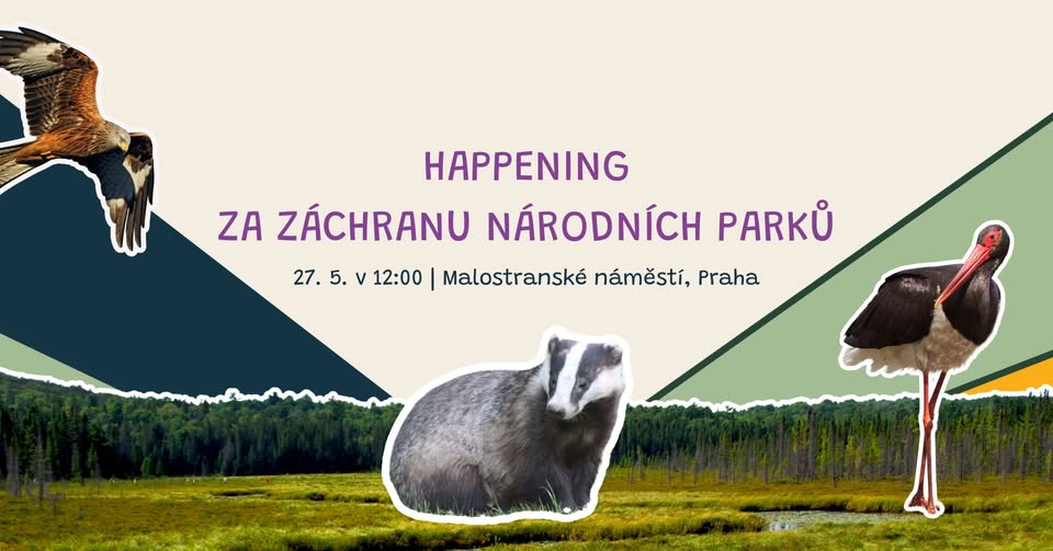Happening za záchranu národních parků