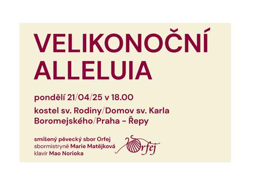 VELIKONOČNÍ ALLELUIA