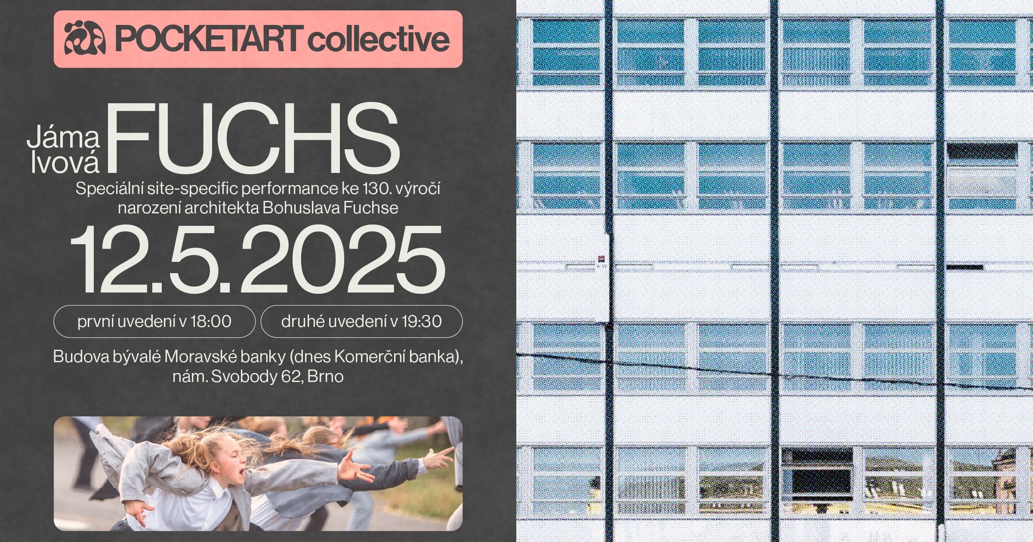 Jáma lvová FUCHS * Site-specific performance ke 130. výročí narození architekta Bohuslava Fuchse 📐