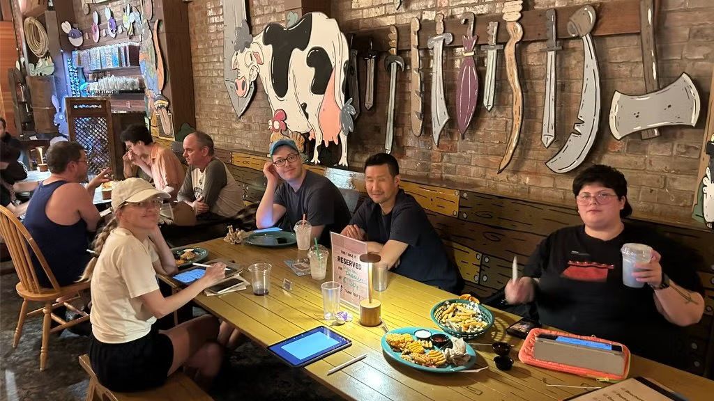 Drink and draw social at Wonderwood Cafe