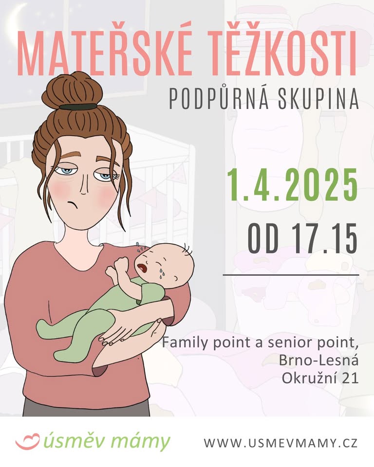 Mateřské těžkosti - podpůrné setkání