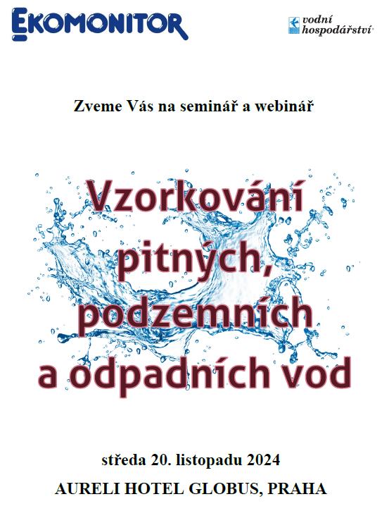 Vzorkování pitných, podzemních a odpadních vod
