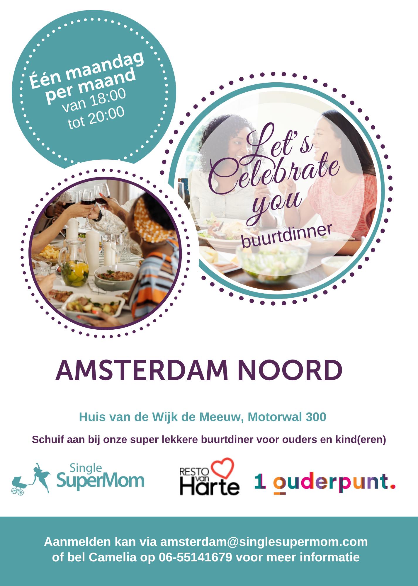 Let's Celebrate you! Buurtdiner Amsterdam Noord