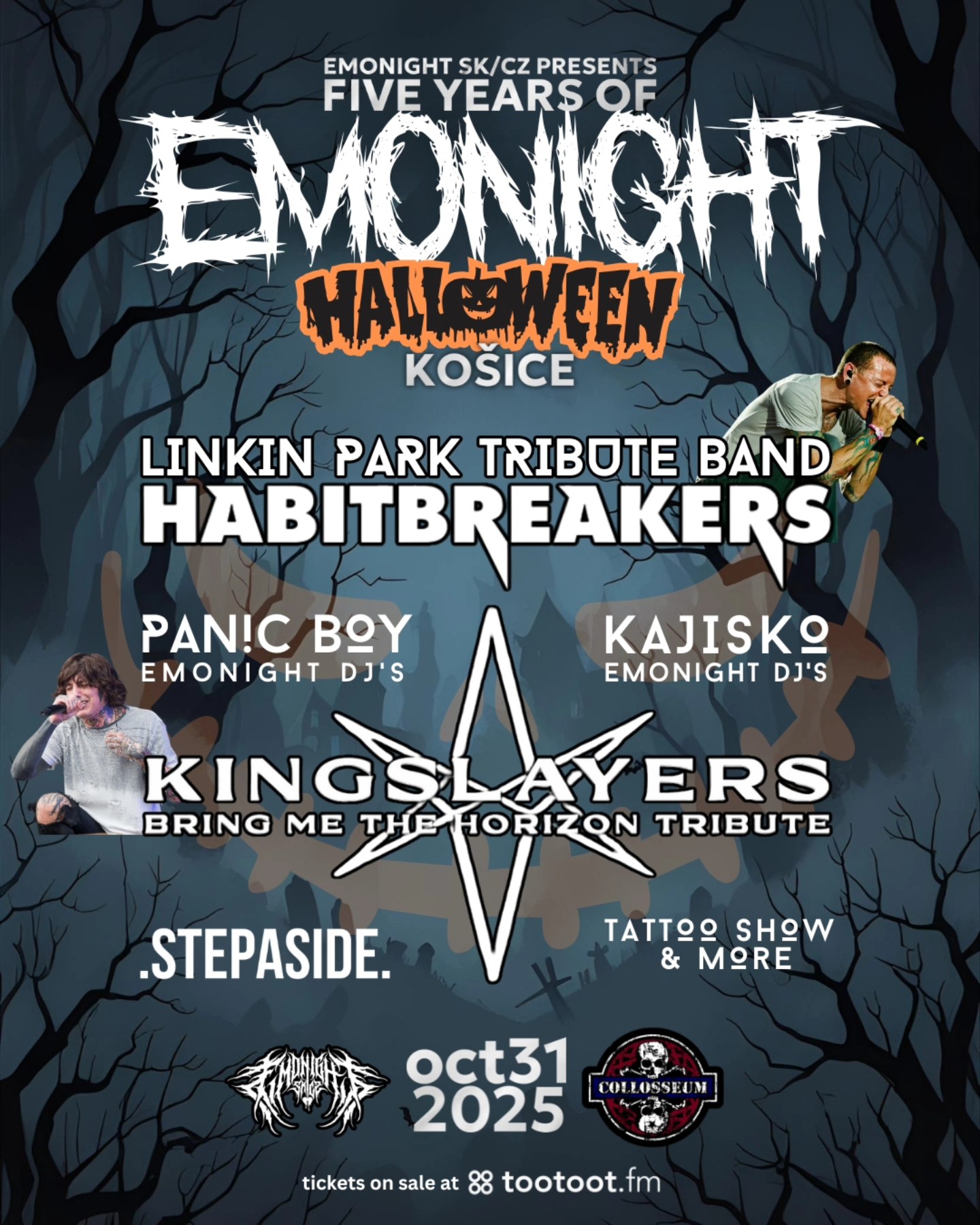 5 YEARS OF EMONIGHT - KOŠICE 31.10.2025 - COLLOSSEUM