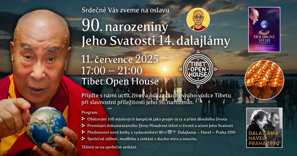 Oslava narozenin Jeho Svatosti 14. Dalajlámy