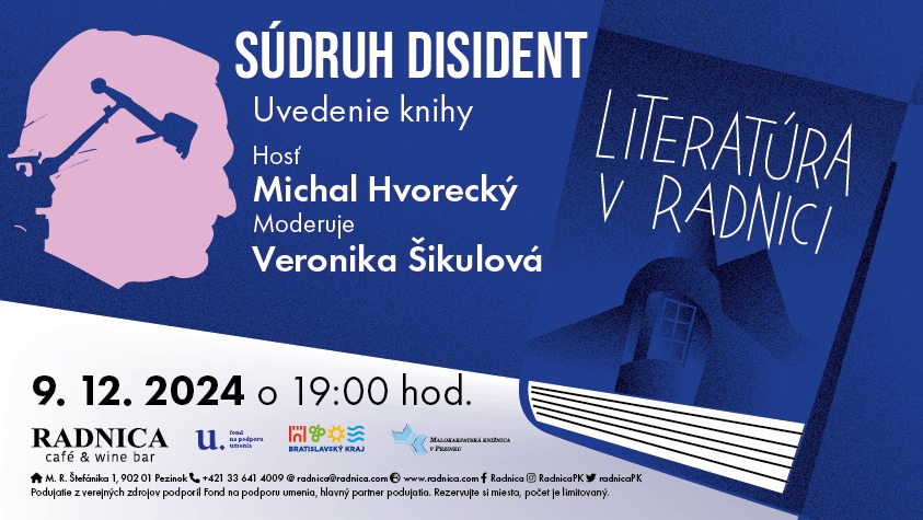 Literatúra v Radnici: SÚDRUH DISIDENT