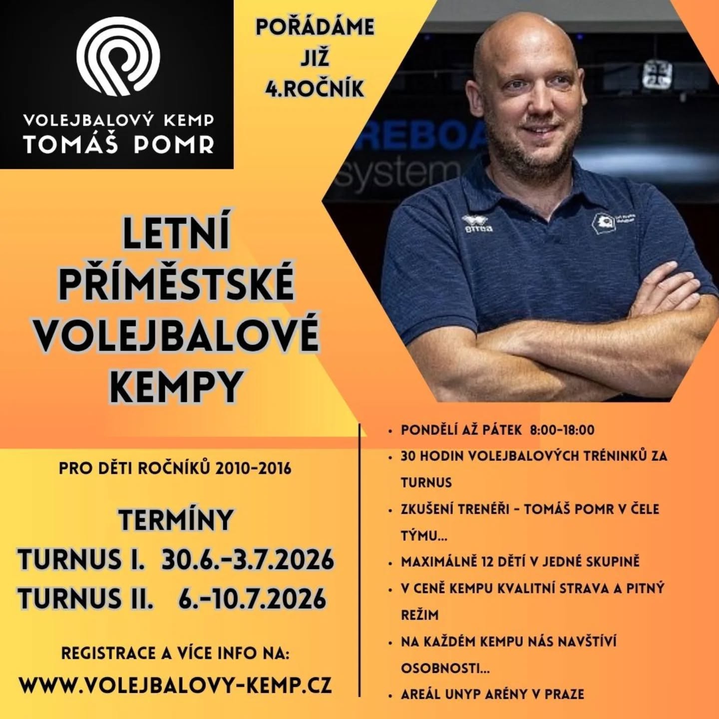 LETNÍ PŘÍMĚSTSKÝ VOLEJBALOVÝ KEMP I.
