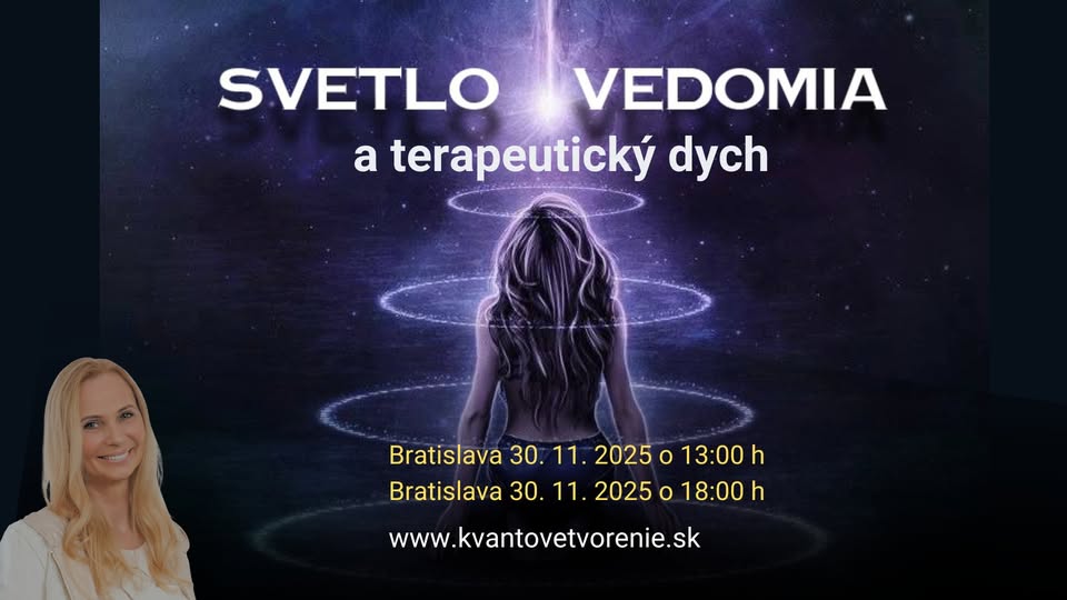 Svetlo vedomia a terapeutický dych Bratislava 30. 11. 2025 o 13:00 h (2-hodiny)