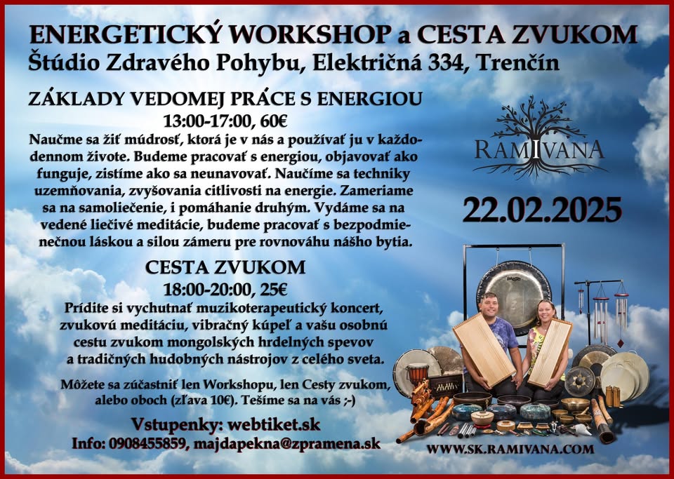RAMIVANA - Energetický workshop a Cesta zvukom
