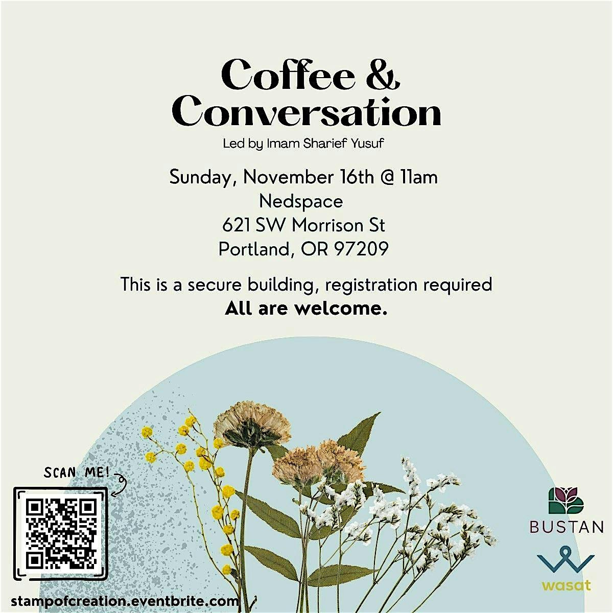 Coffee & Conversation - Mercy, The Stamp of Creation | Wasat x Bustan