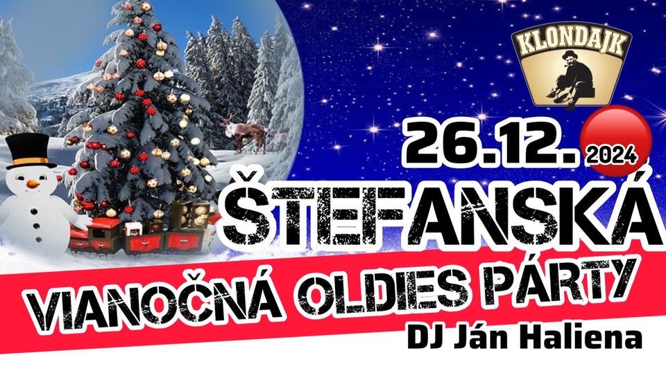 26.12.2024 | Vianočná OLDIES PÁRTY v Klondajku