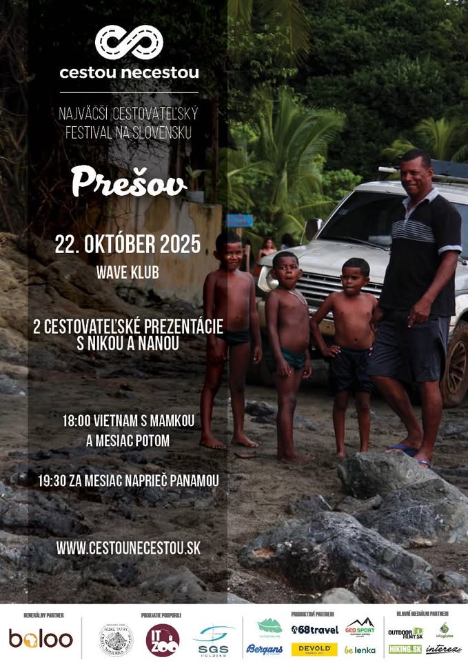 Prešov – Cestou necestou – Vietnam s mamkou a mesiac potom a Za mesiac naprieč Panamou