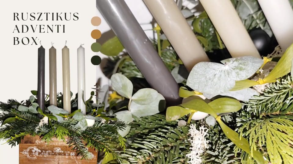 Rusztikus Adventi Box