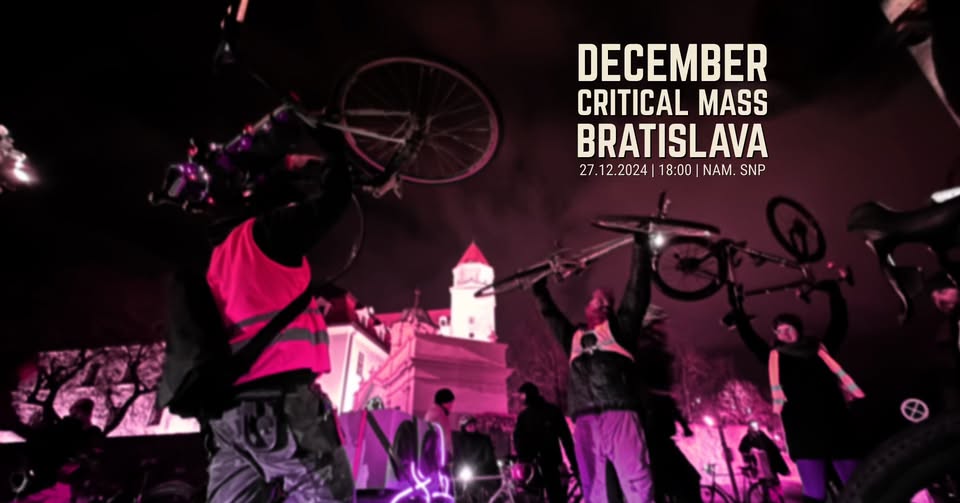 Cyklojazda Critical Mass Decembrová